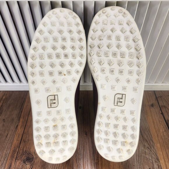 FootJoy Contour Spikeless Golf Shoes Mens Size 11 M Brown Leather Casual 54226 - Picture 7 of 9